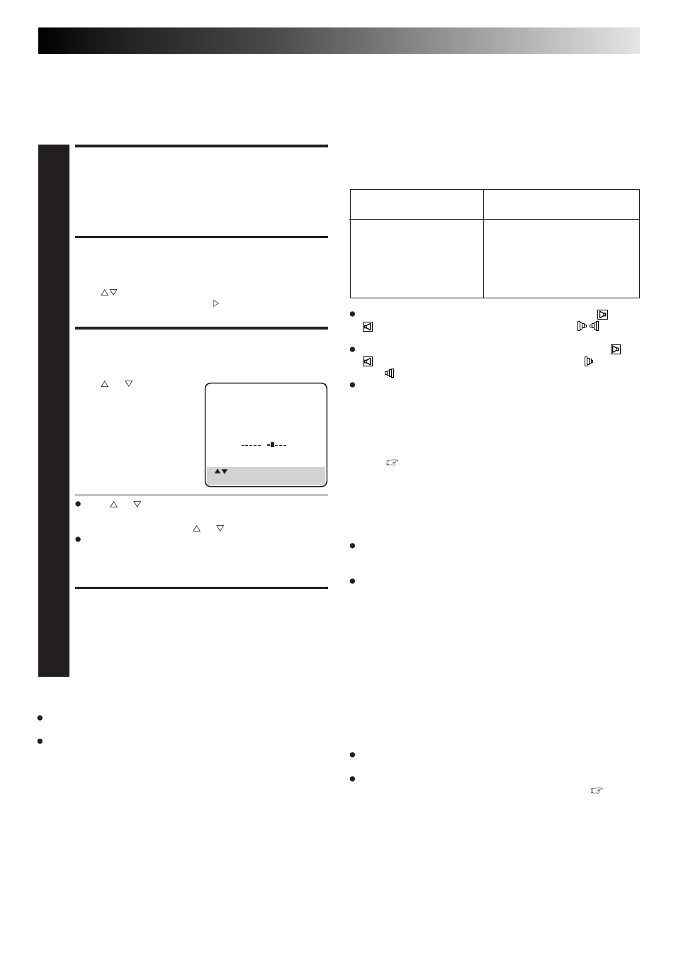 Access main menu screen, Access hi-fi rec level control screen, Adjust audio recording level | Return to normal screen, Receiving stereo and bilingual programmes, Hi-fi audio recording level control | JVC DD868EU User Manual | Page 23 / 68