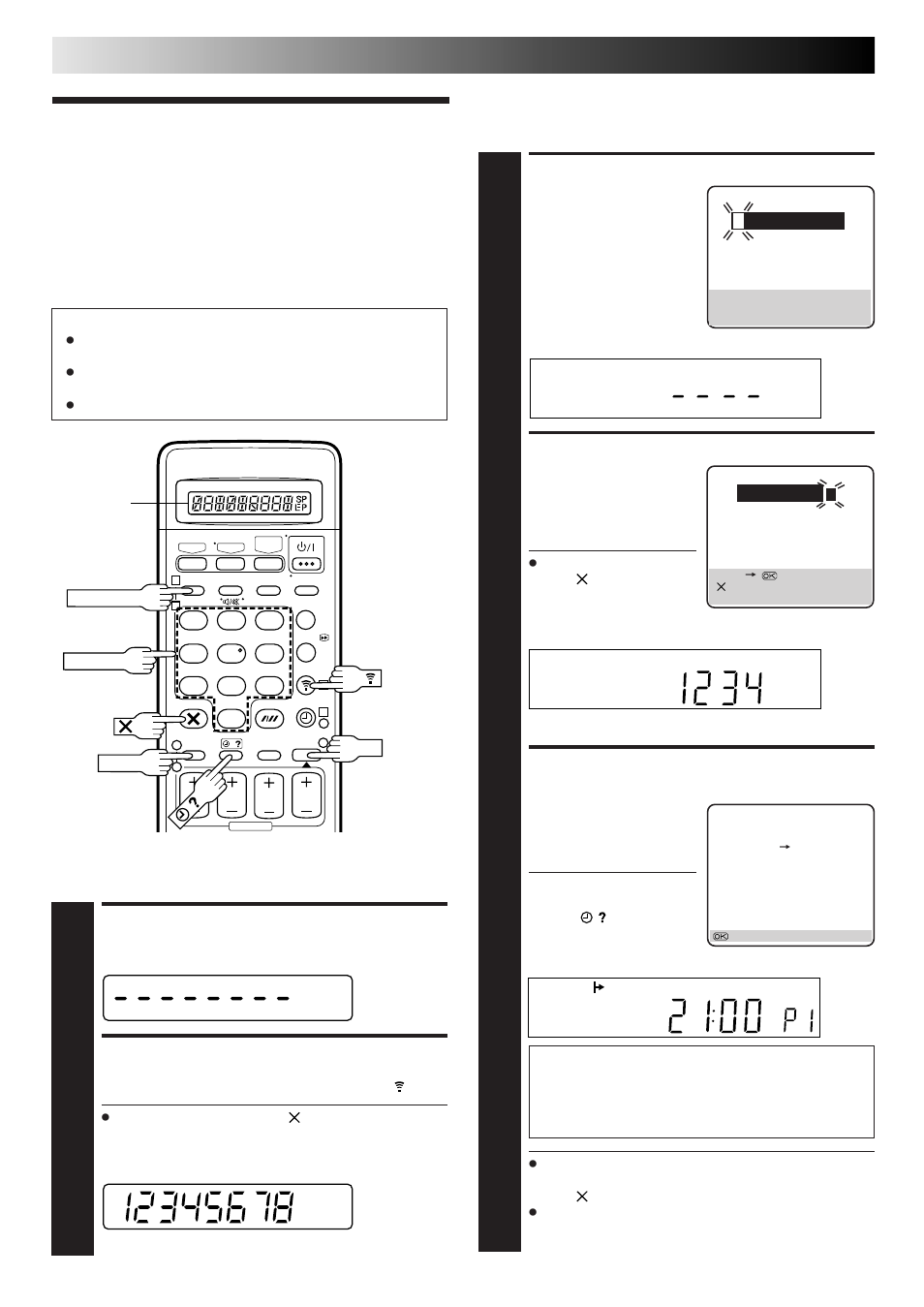 Timer programming, Timer recording, Access showview screen | Enter showview number, Access showview program screen, Access showview display | JVC DD868EU User Manual | Page 26 / 68