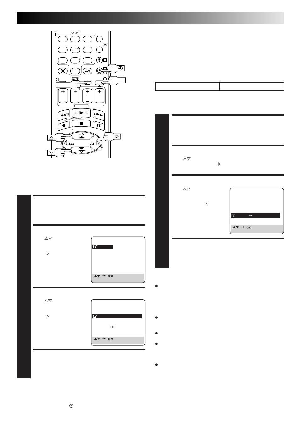 Auto sp → lp timer, Auto timer, Access main menu screen | Access mode set screen, Select mode, Return to normal screen | JVC DD868EU User Manual | Page 31 / 68