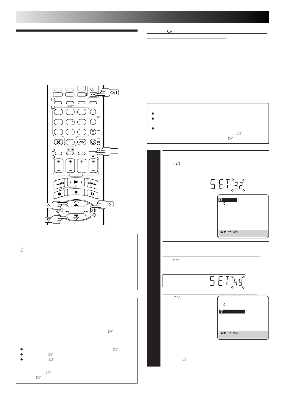 Auto set up, Initial settings, Turn on the recorder | Select country, Attention | JVC DD868EU User Manual | Page 4 / 68