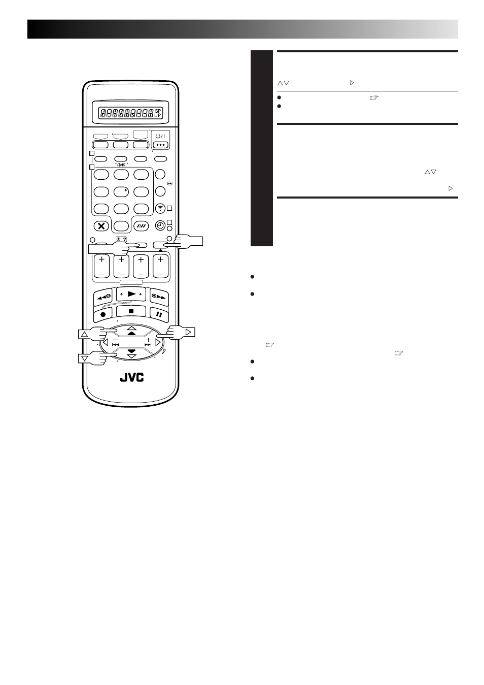 Set just clock, Set clock data source channel position, Start clock operation | JVC DD868EU User Manual | Page 57 / 68