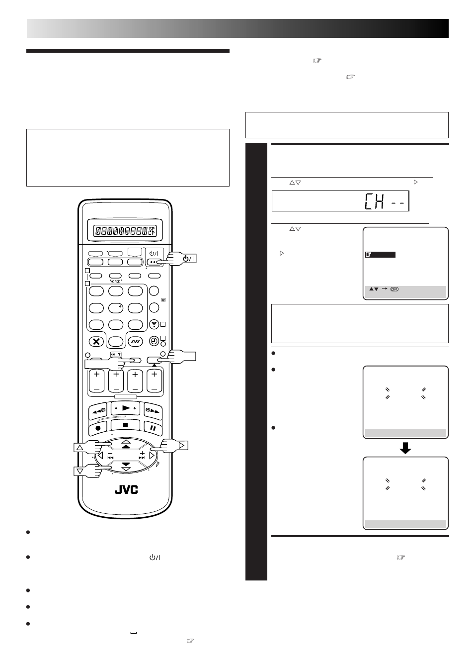 Preset download, Initial settings (cont.), Perform preset download | Set video channel | JVC DD868EU User Manual | Page 6 / 68