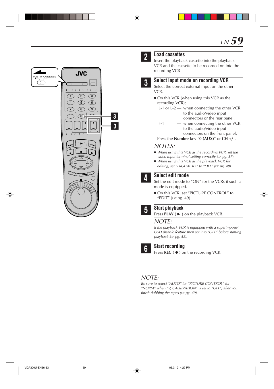 JVC SR-VDA300U User Manual | Page 59 / 80