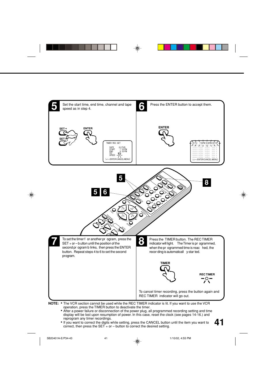 JVC TV-13143 User Manual | Page 43 / 54