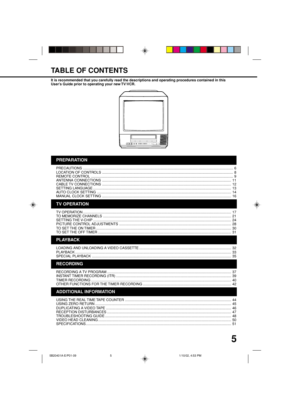 JVC TV-13143 User Manual | Page 7 / 54