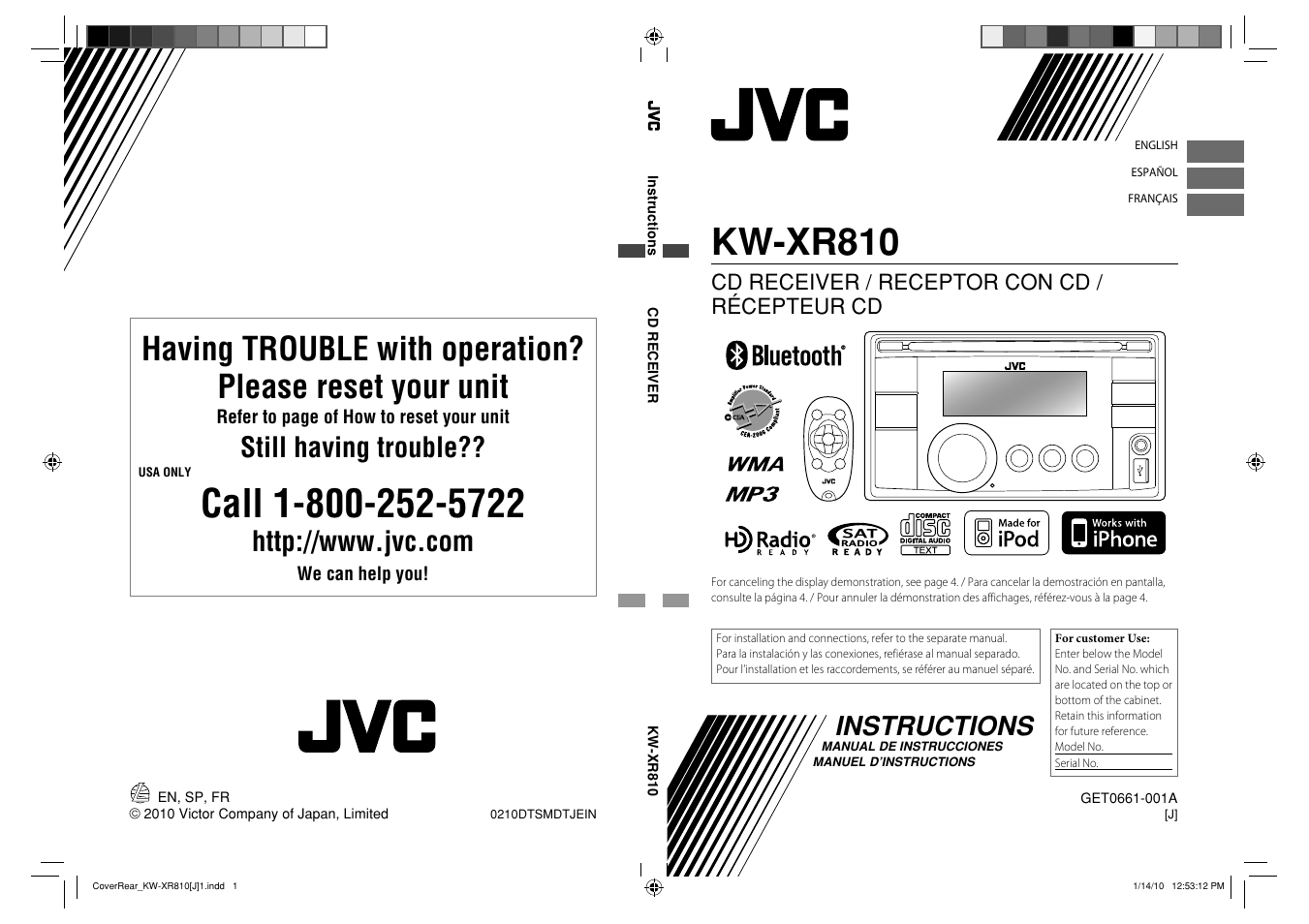 JVC GET0661-001A User Manual | 151 pages