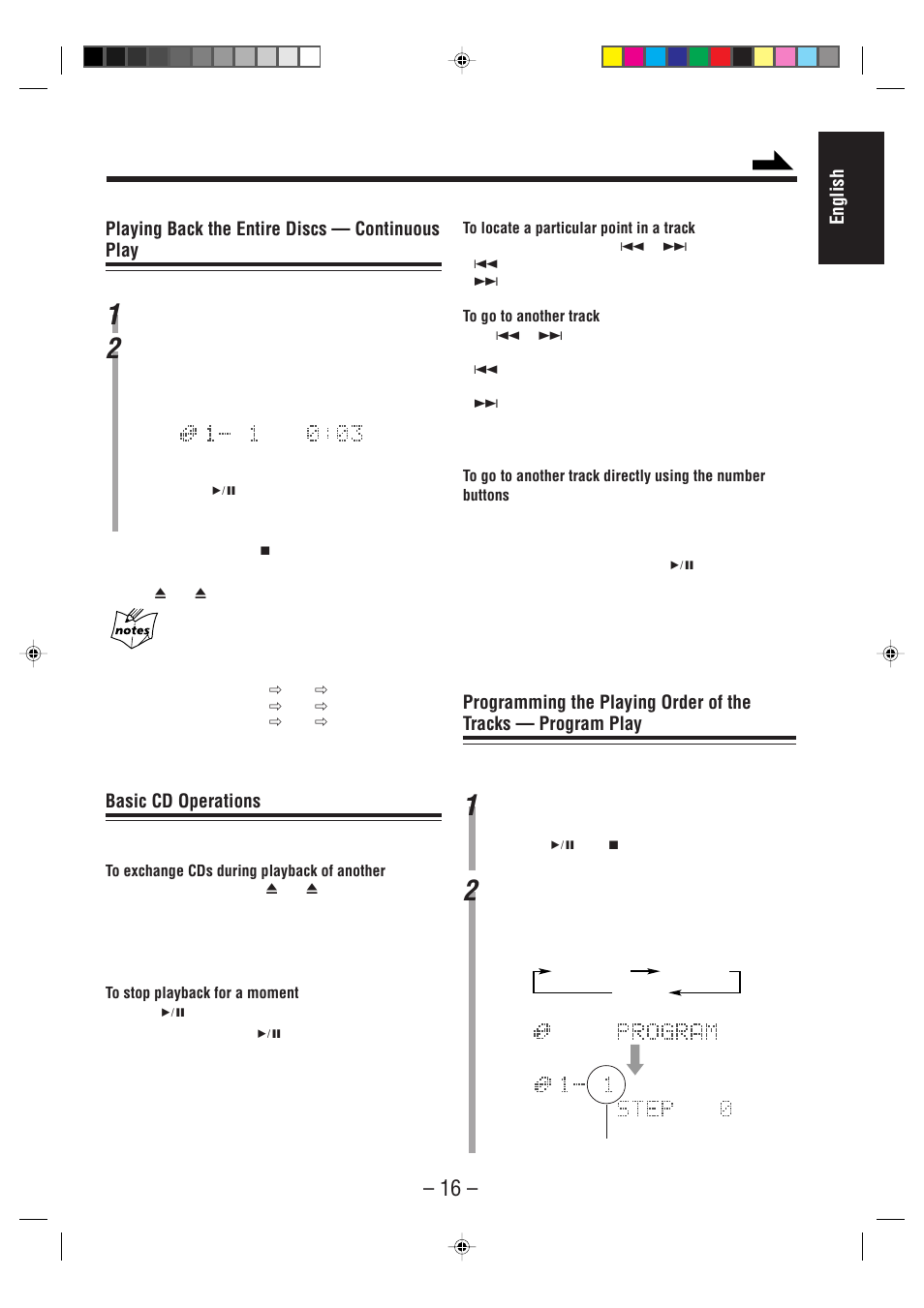 Basic cd operations | JVC CA-MD70 User Manual | Page 22 / 54