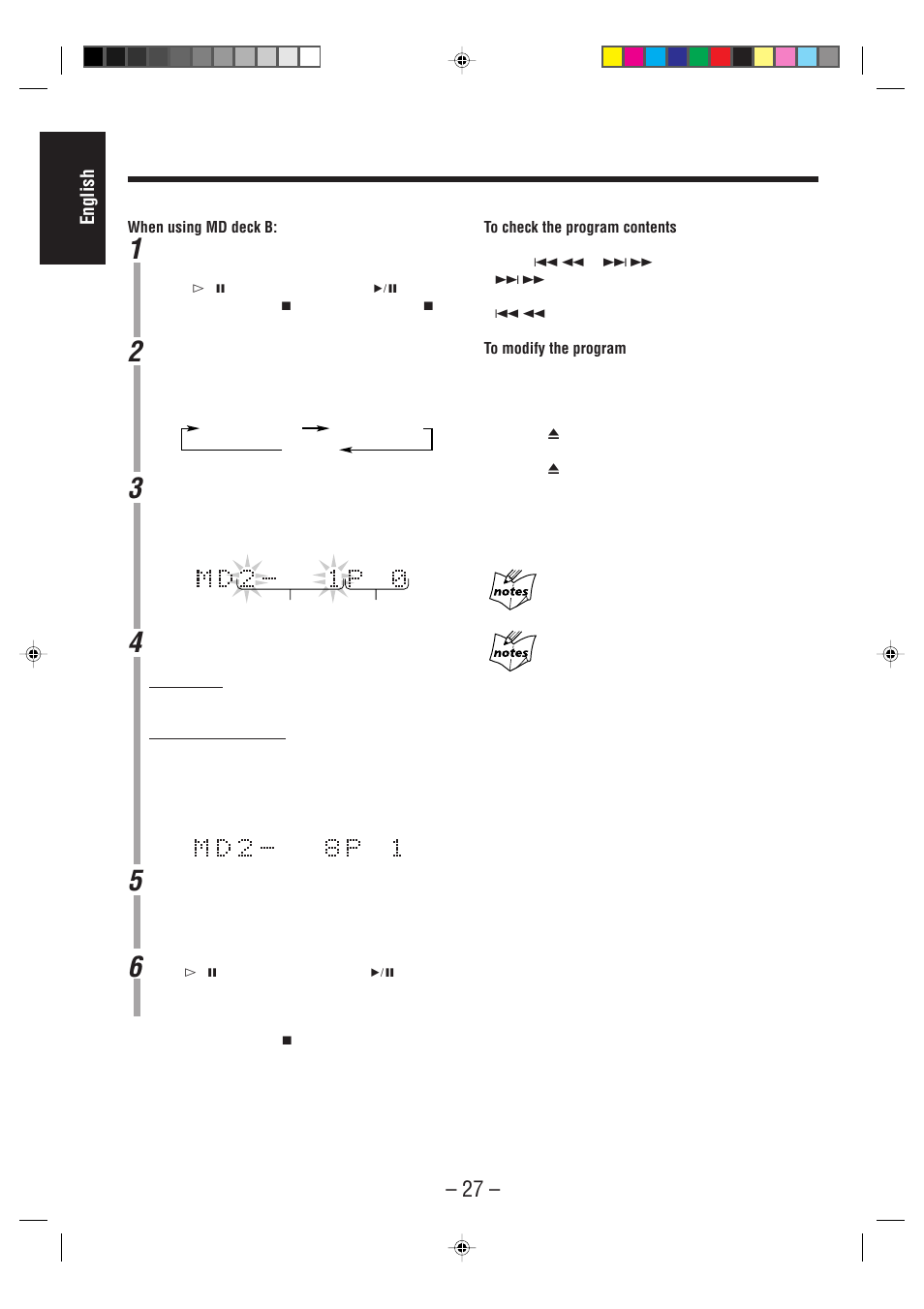 English | JVC CA-WMD90R User Manual | Page 32 / 64