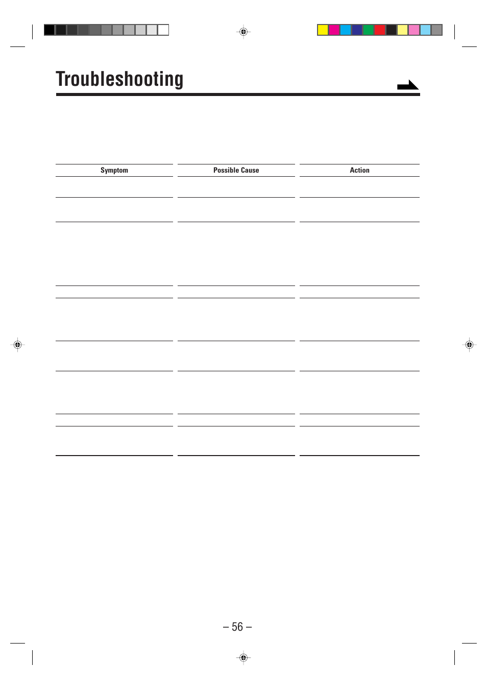 Troubleshooting | JVC CA-WMD90R User Manual | Page 61 / 64