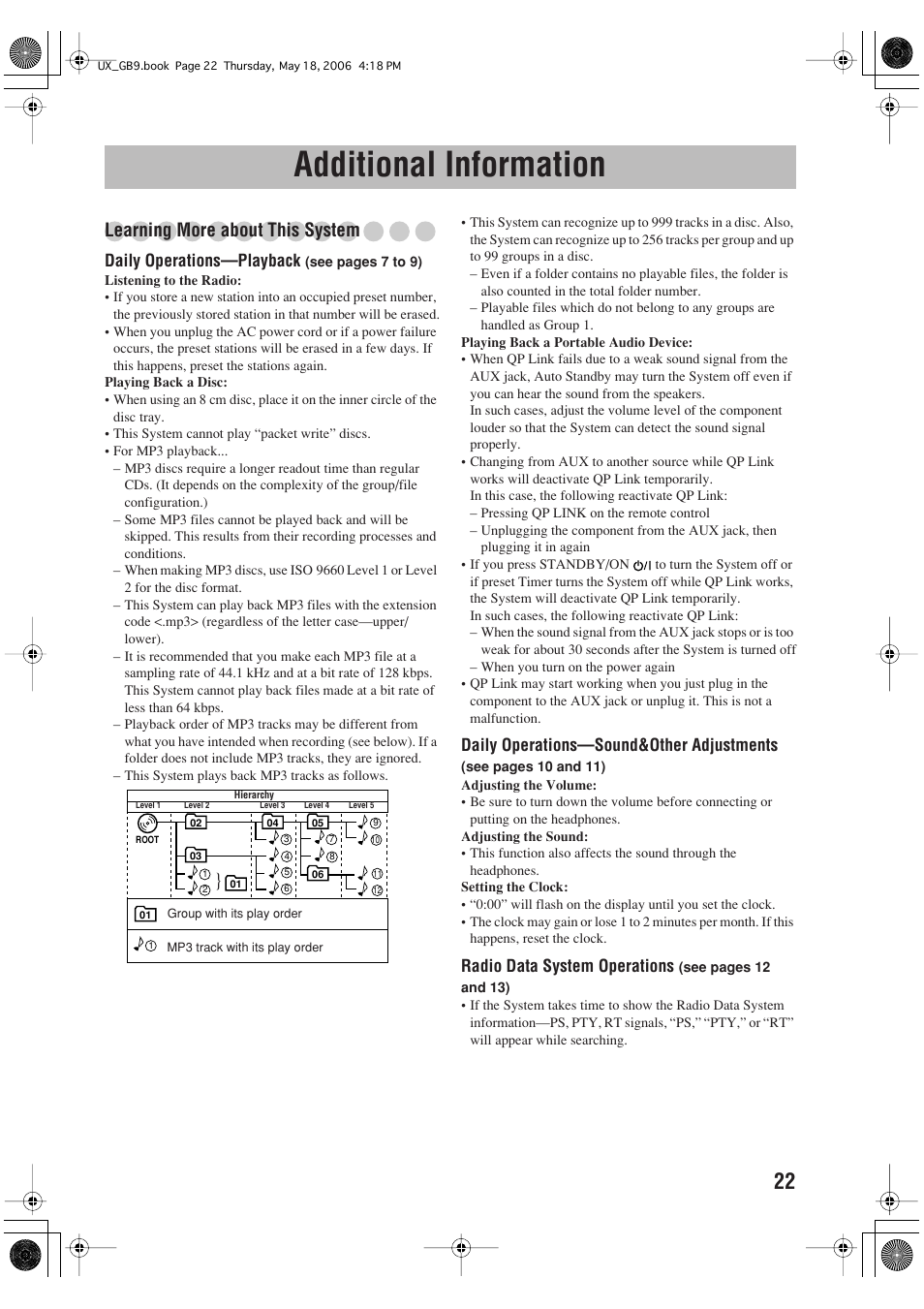 Additional information, Learning more about this system | JVC Micro Component System UX-GB9DAB User Manual | Page 25 / 28