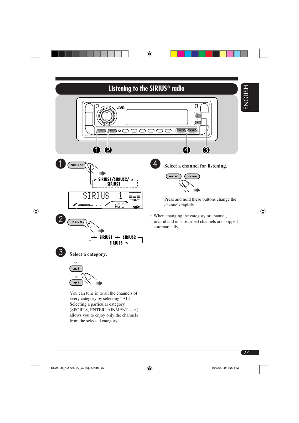 JVC KD-AR760 User Manual | Page 27 / 105