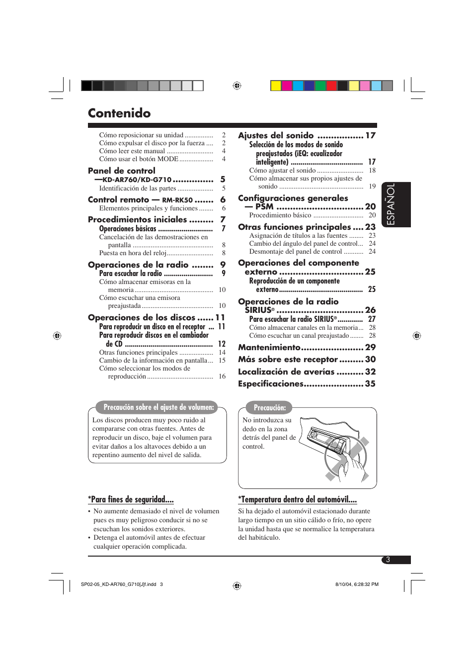 JVC KD-AR760 User Manual | Page 37 / 105