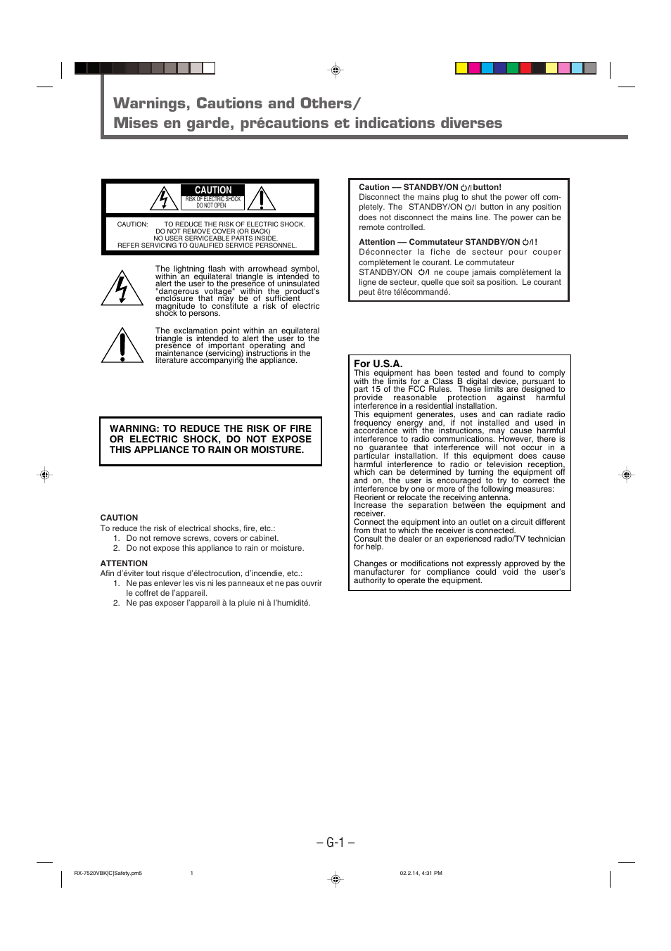 JVC RX-7520VBK User Manual | Page 2 / 46
