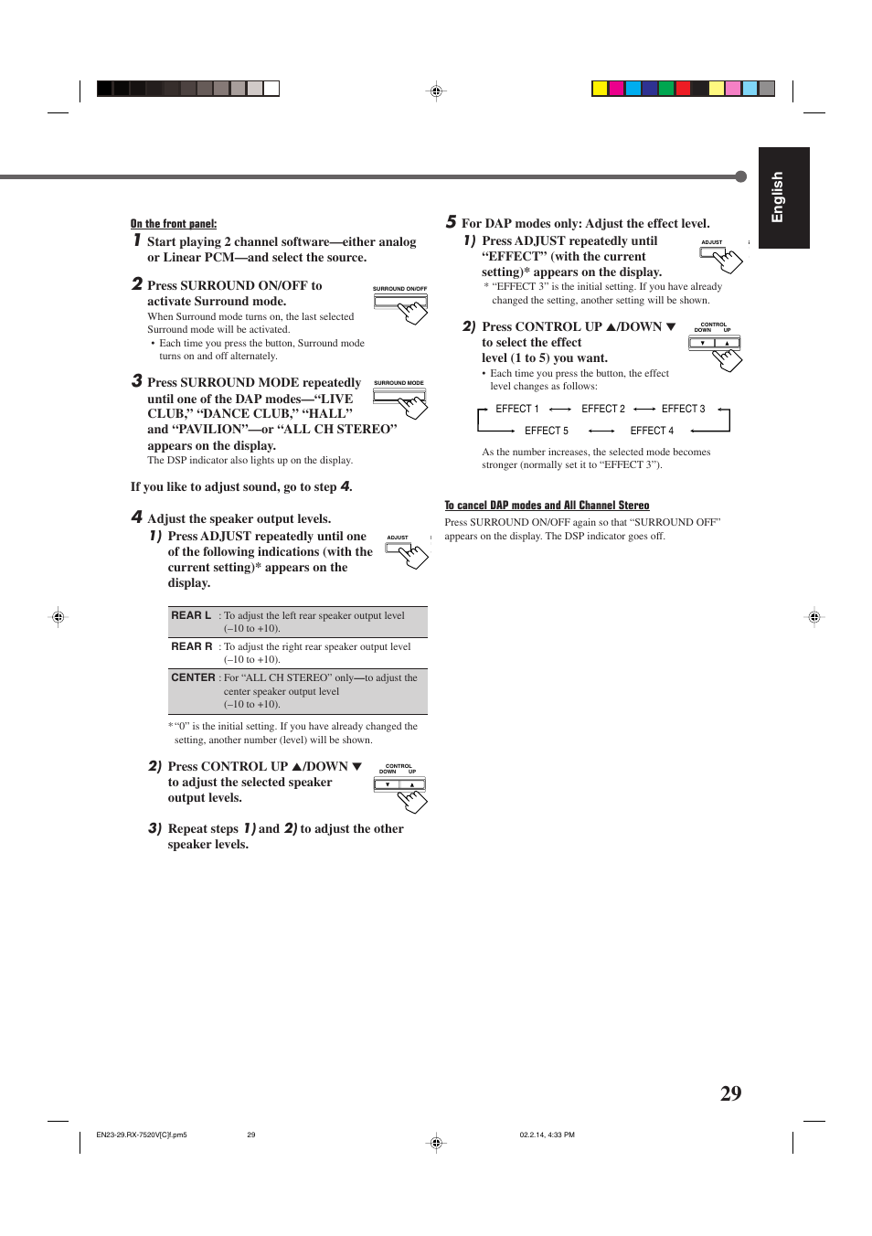 English | JVC RX-7520VBK User Manual | Page 32 / 46
