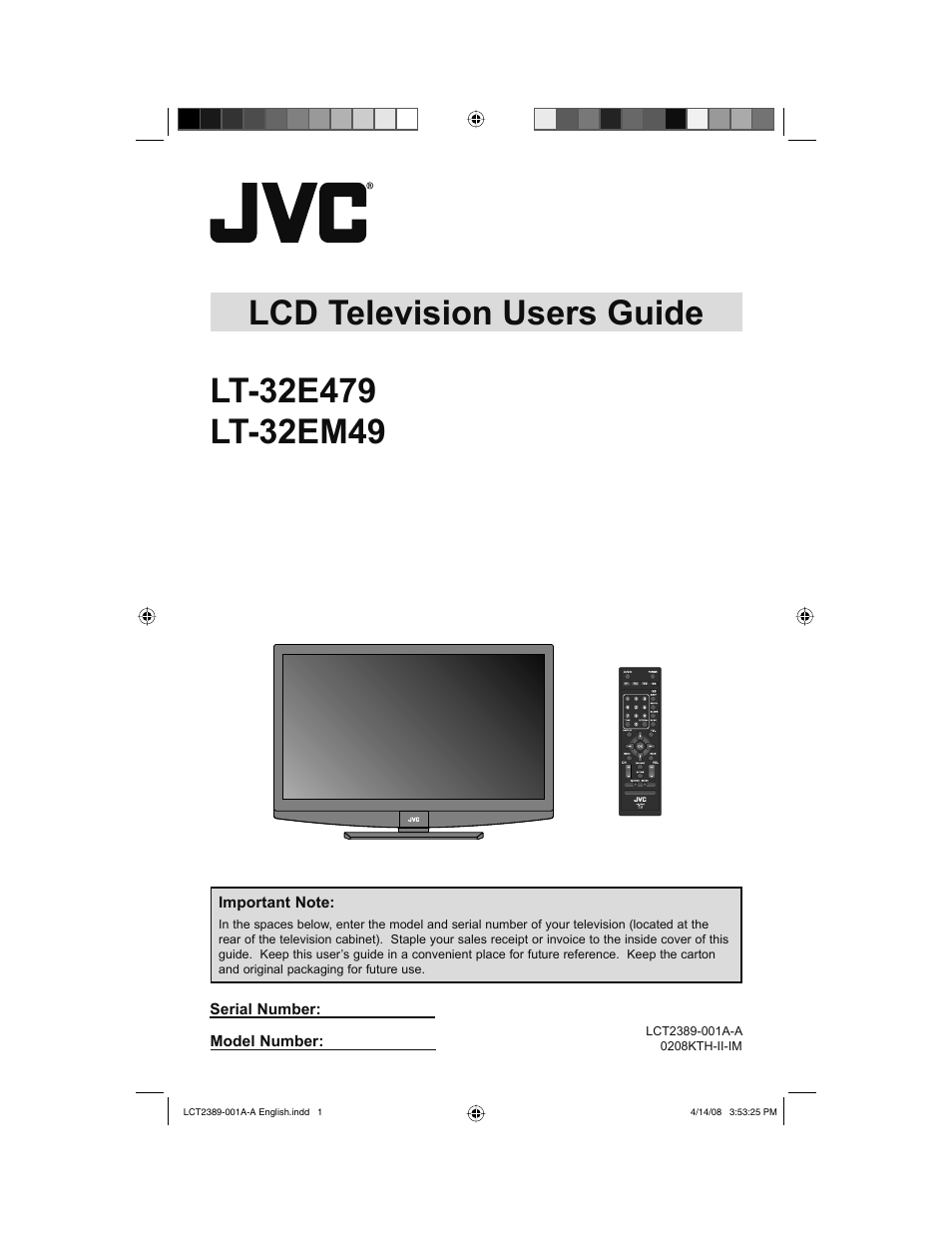 JVC 0208KTH-II-IM User Manual | 52 pages