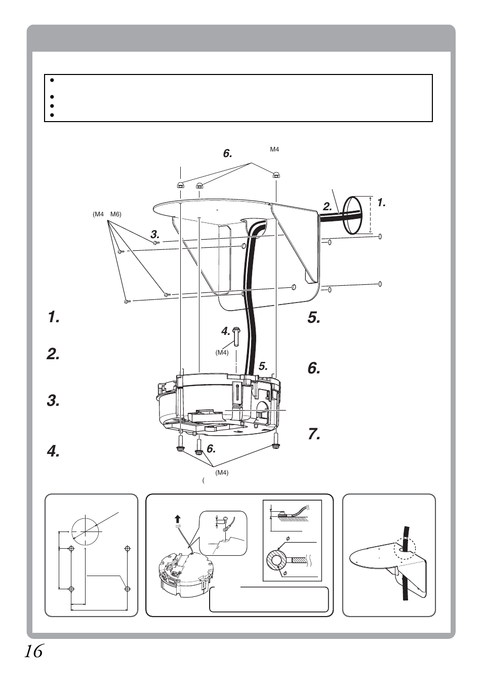 Wb-s682 壁面取付けブラケット | JVC WB-S681U User Manual | Page 16 / 24