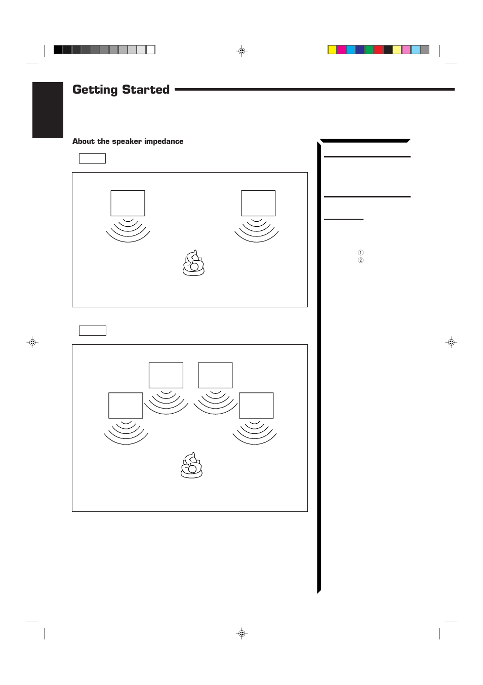 Getting started | JVC RM-SR774XU User Manual | Page 16 / 76