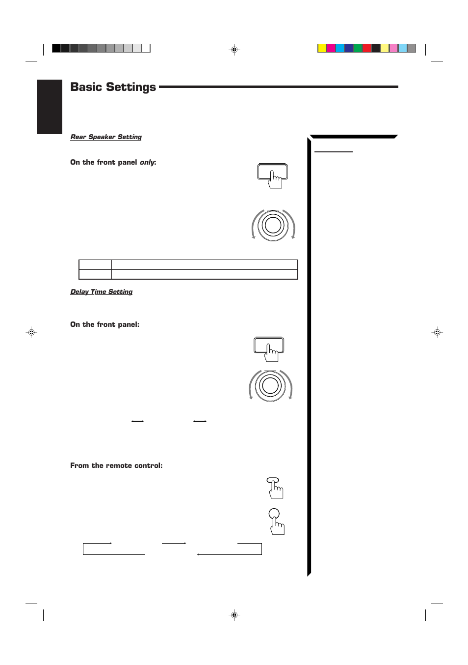 Basic settings | JVC RM-SR774XU User Manual | Page 28 / 76