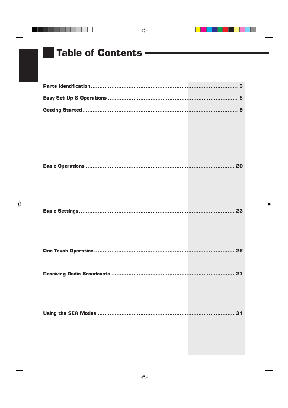 JVC RM-SR774XU User Manual | Page 4 / 76