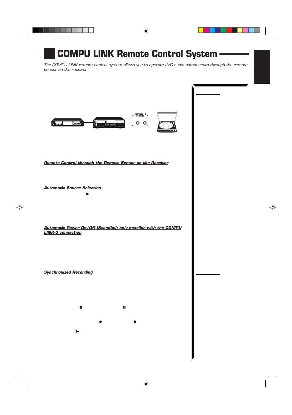 Compu link remote control system | JVC RM-SR774XU User Manual | Page 57 / 76