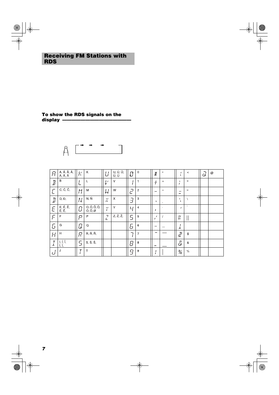 Receiving fm stations with rds | JVC RD-T7RGN User Manual | Page 10 / 16