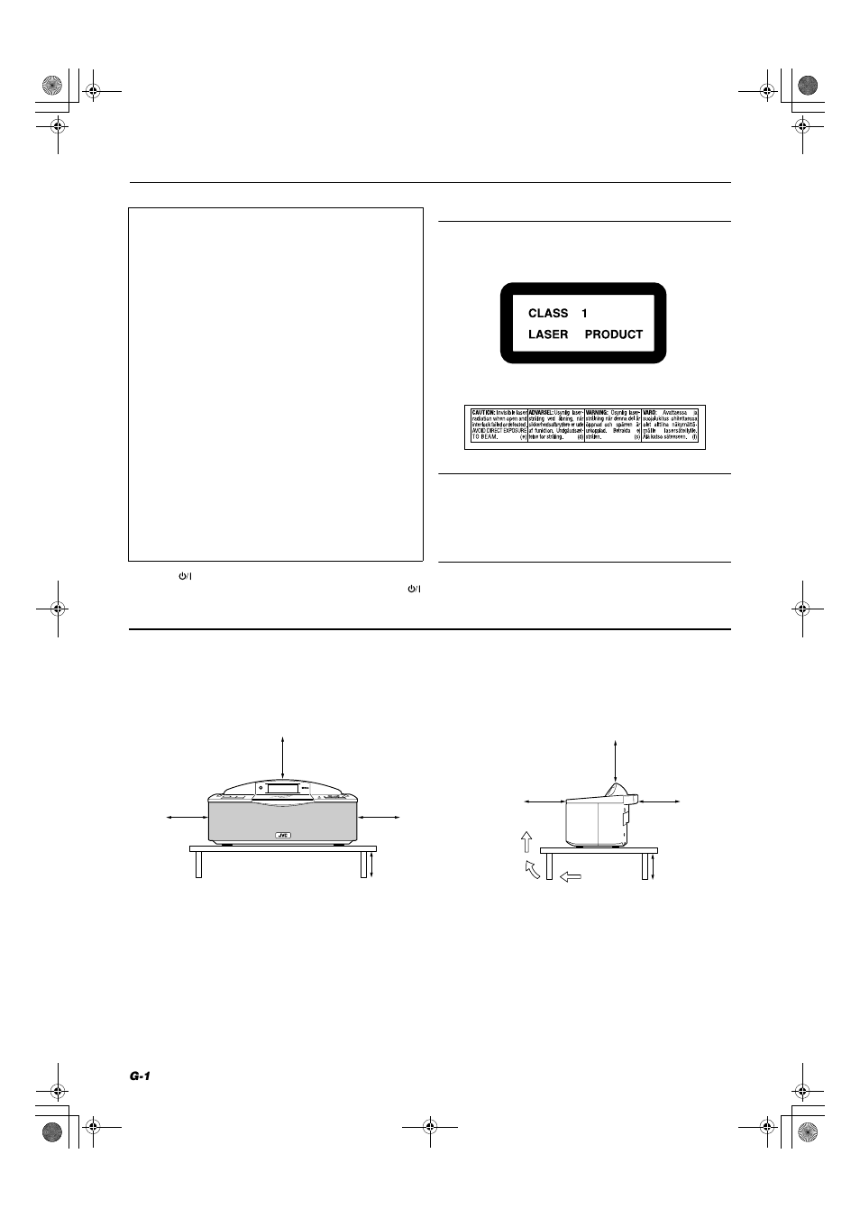 Warnings, cautions and others, Caution | JVC RD-T7RGN User Manual | Page 2 / 16