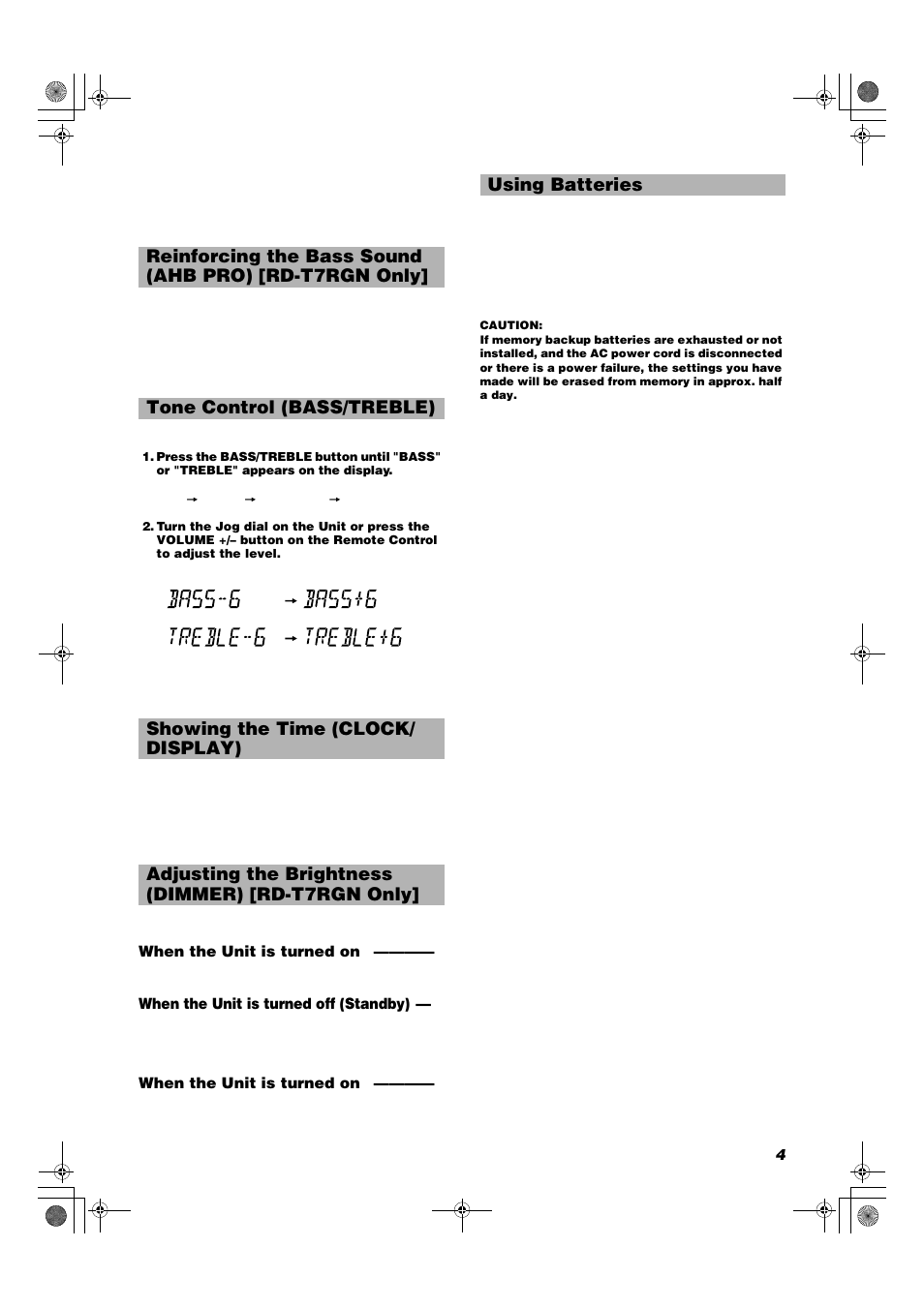 JVC RD-T7RGN User Manual | Page 7 / 16