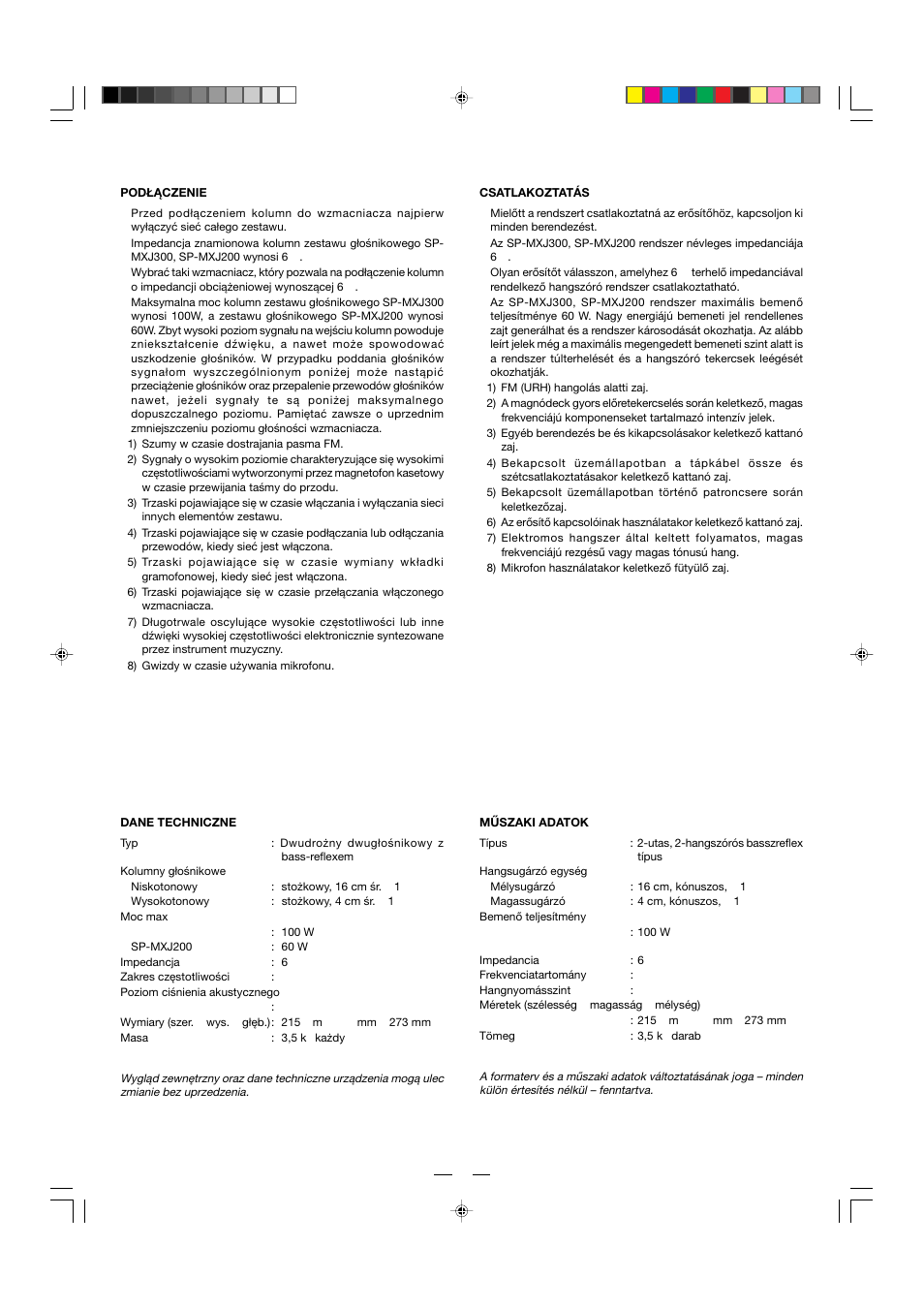 JVC CA-MXJ200 User Manual | Page 41 / 42