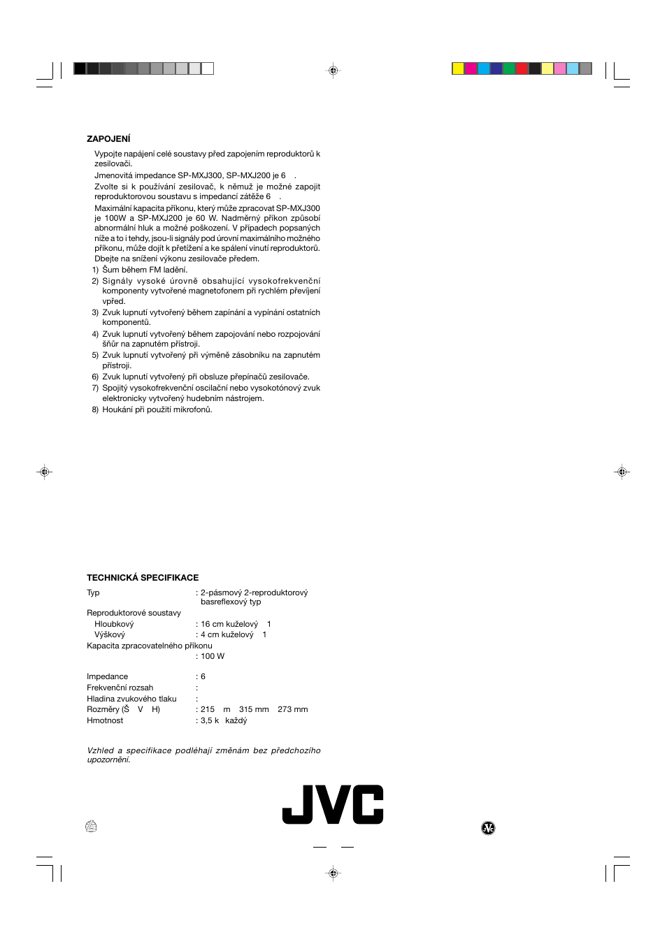 JVC CA-MXJ200 User Manual | Page 42 / 42