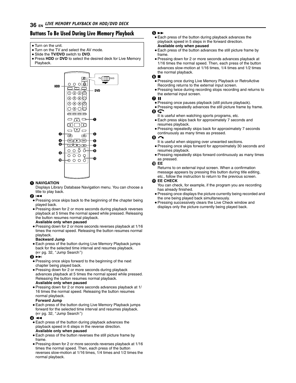 JVC SR-DVM700U User Manual | Page 36 / 88