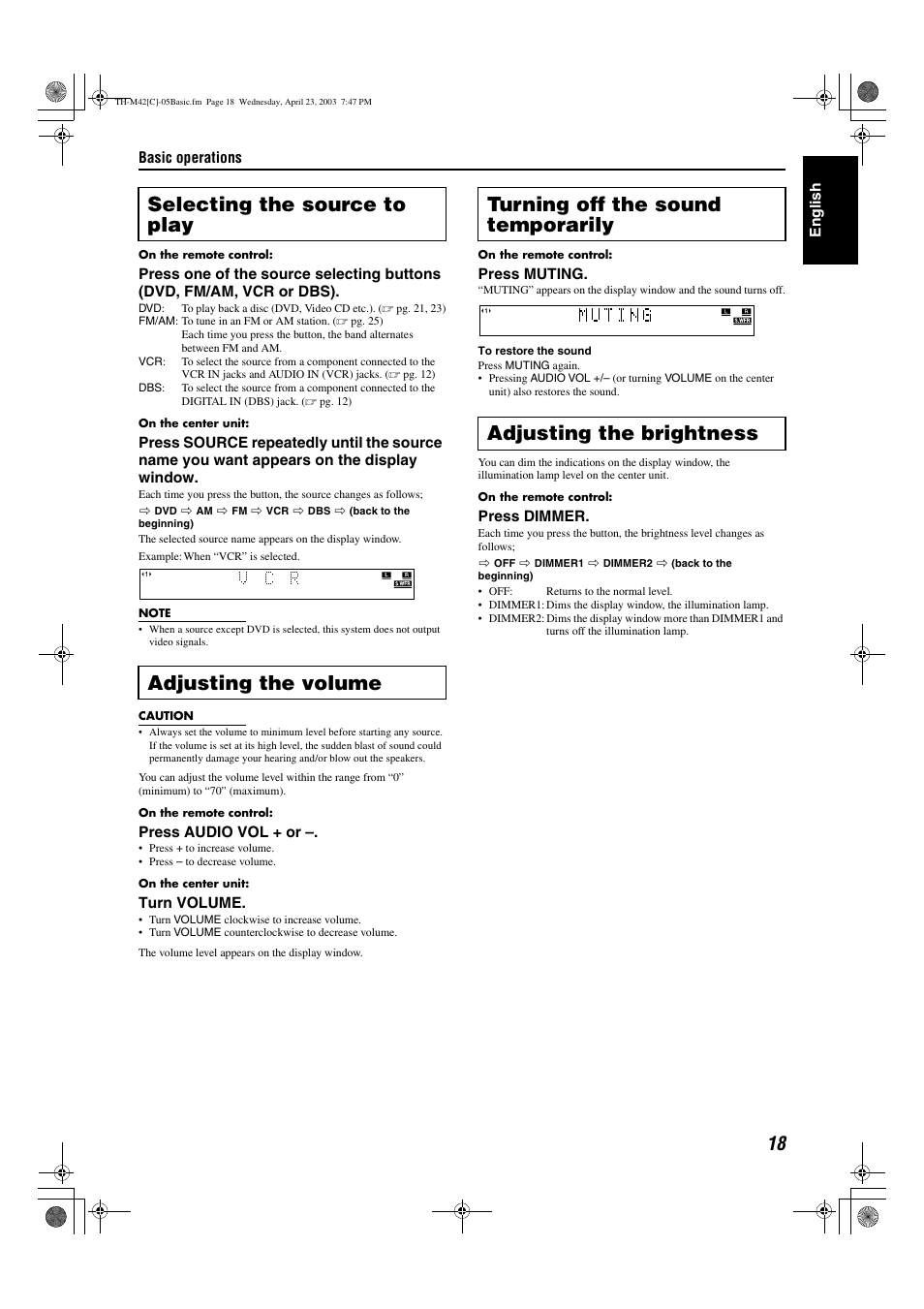 A pg. 18, A pg. 18) | JVC TH-M42 User Manual | Page 87 / 130