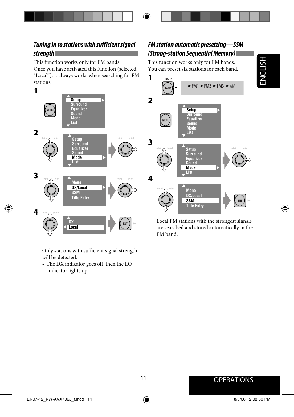 English, Operations | JVC KW-AVX706 User Manual | Page 11 / 177