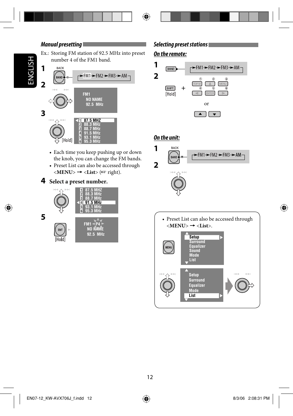 English | JVC KW-AVX706 User Manual | Page 12 / 177