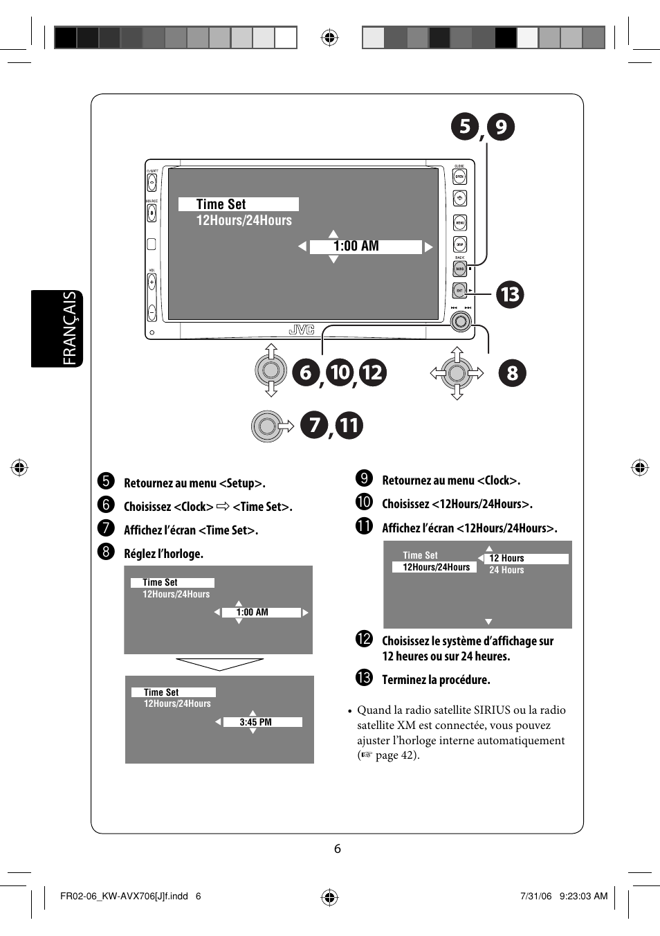 Français | JVC KW-AVX706 User Manual | Page 122 / 177
