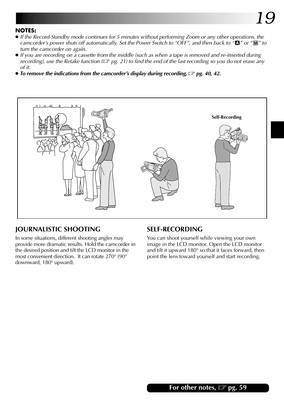 JVC COMPACT GR-SXM735 User Manual | Page 19 / 76