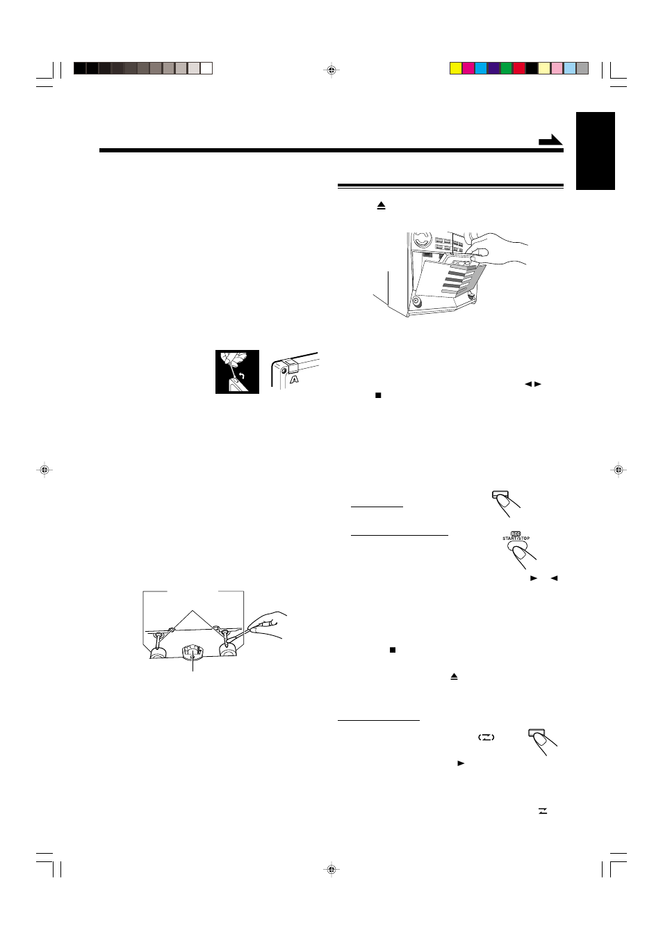 Recording, Recording on a tape | JVC CA-HXZ9V User Manual | Page 31 / 54