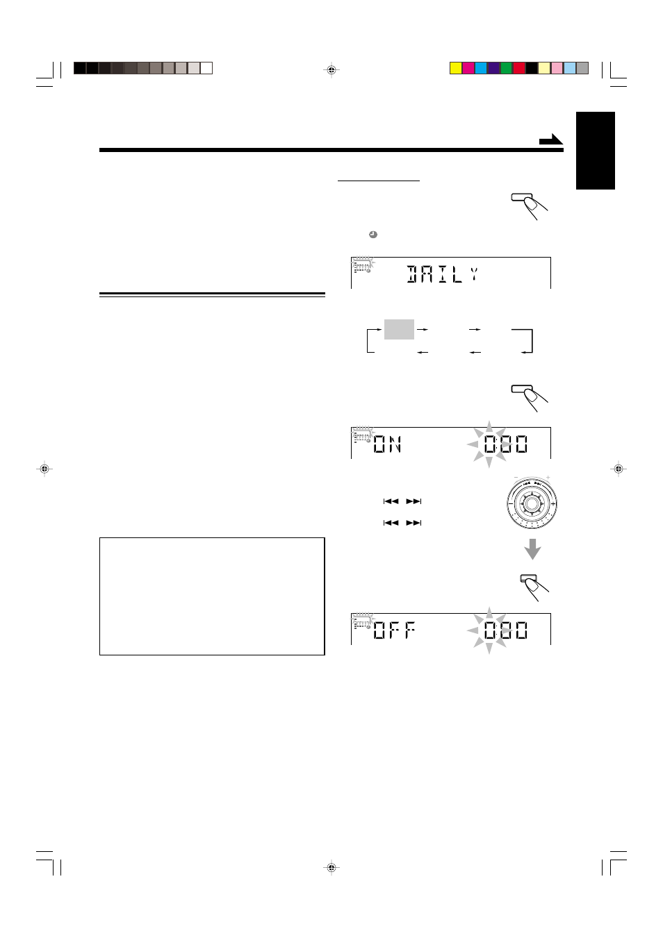 Using the timers, Using daily timer | JVC CA-HXZ9V User Manual | Page 35 / 54