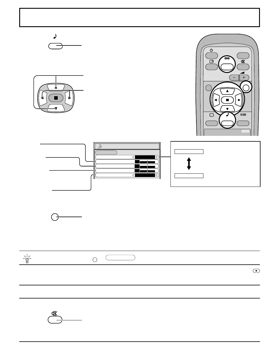 Sound adjustment, Mute, Helpful hint | Normalization) | JVC GD V502U User Manual | Page 21 / 40