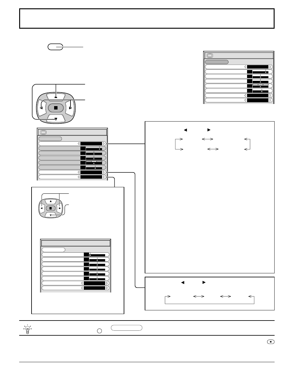 Picture adjustments, Helpful hint, Normalization) | JVC GD V502U User Manual | Page 22 / 40