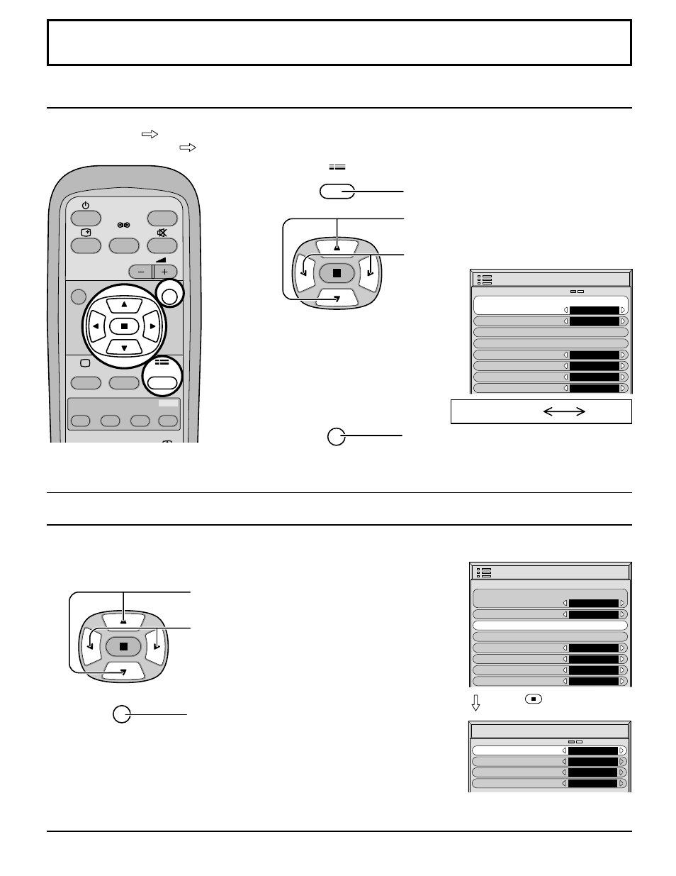 Set up for input signals, 3d y/c filter, Component/rgb in select | JVC GD V502U User Manual | Page 33 / 40