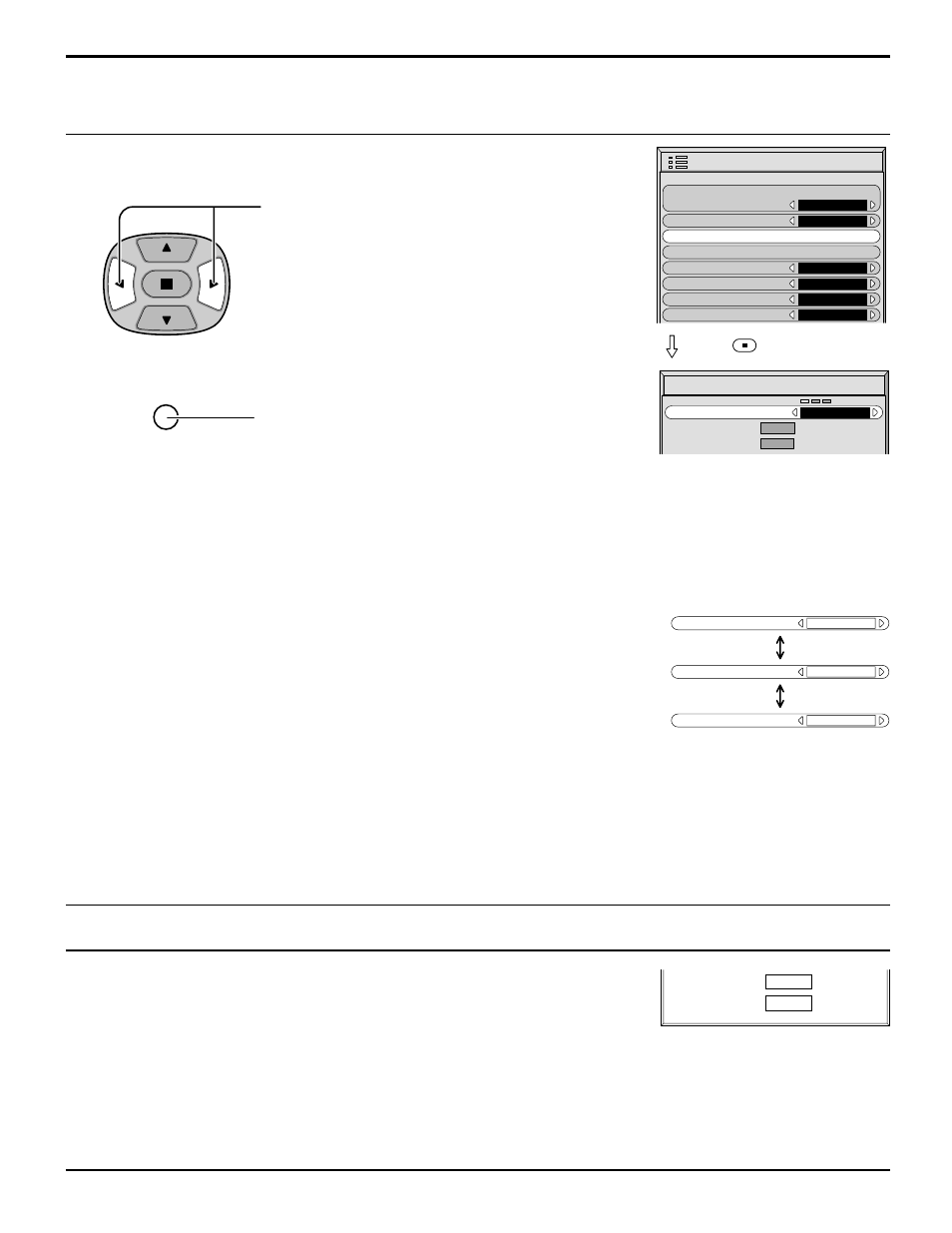 Sync, H-freq. (khz)/v-freq. (hz), Set up for input signals | JVC GD V502U User Manual | Page 35 / 40