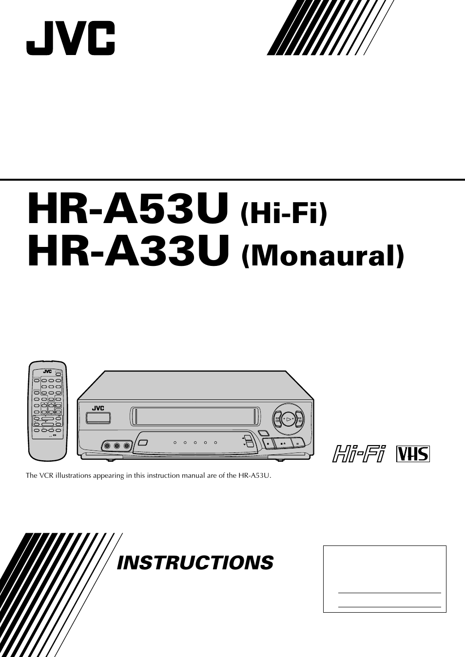 JVC HR-A53U User Manual | 40 pages