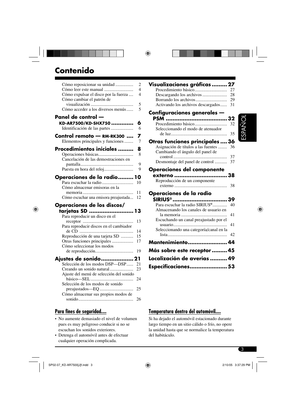 JVC KD-AR7500 User Manual | Page 55 / 159