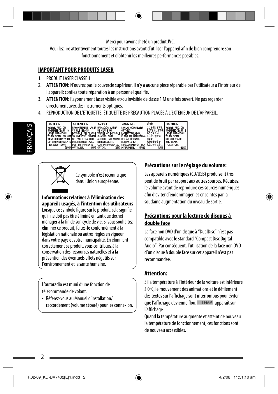 2français | JVC DVD/CD Receiver KD-DV7401 User Manual | Page 134 / 267