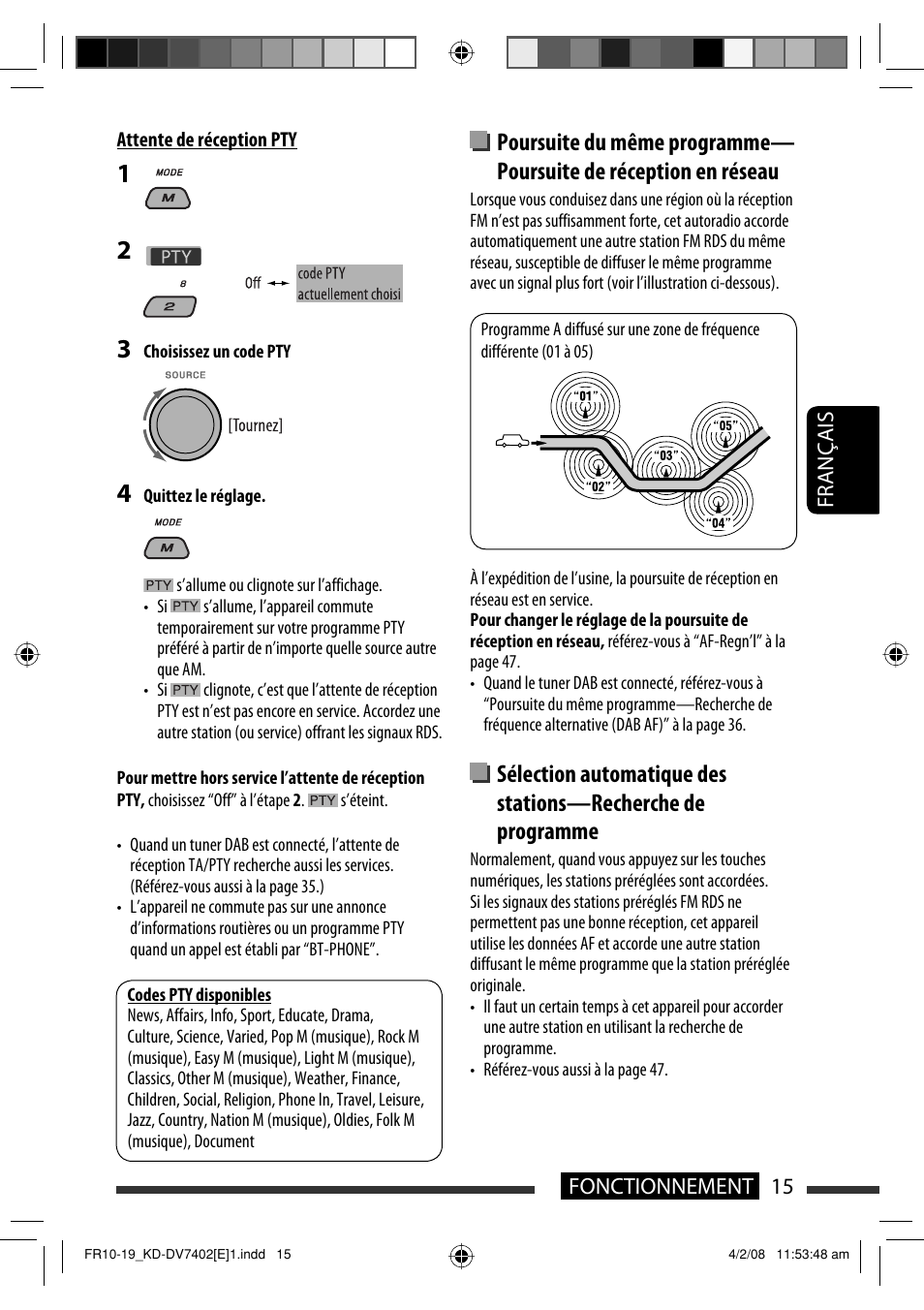 JVC DVD/CD Receiver KD-DV7401 User Manual | Page 147 / 267