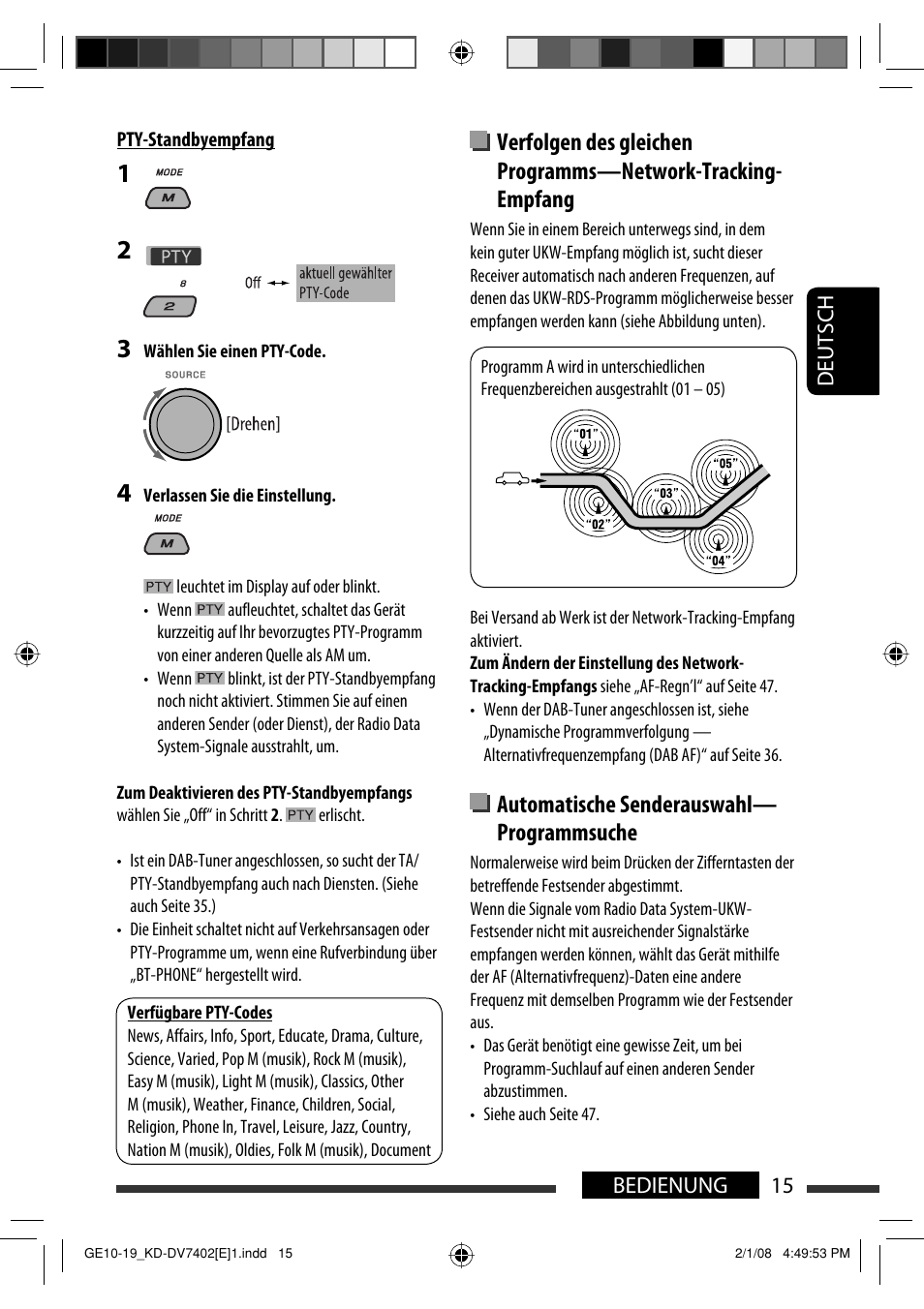 Automatische senderauswahl— programmsuche | JVC DVD/CD Receiver KD-DV7401 User Manual | Page 81 / 267