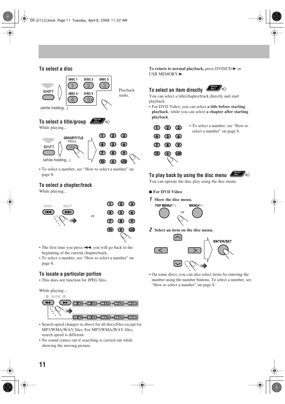 JVC CA-DXJ36 User Manual | Page 120 / 160