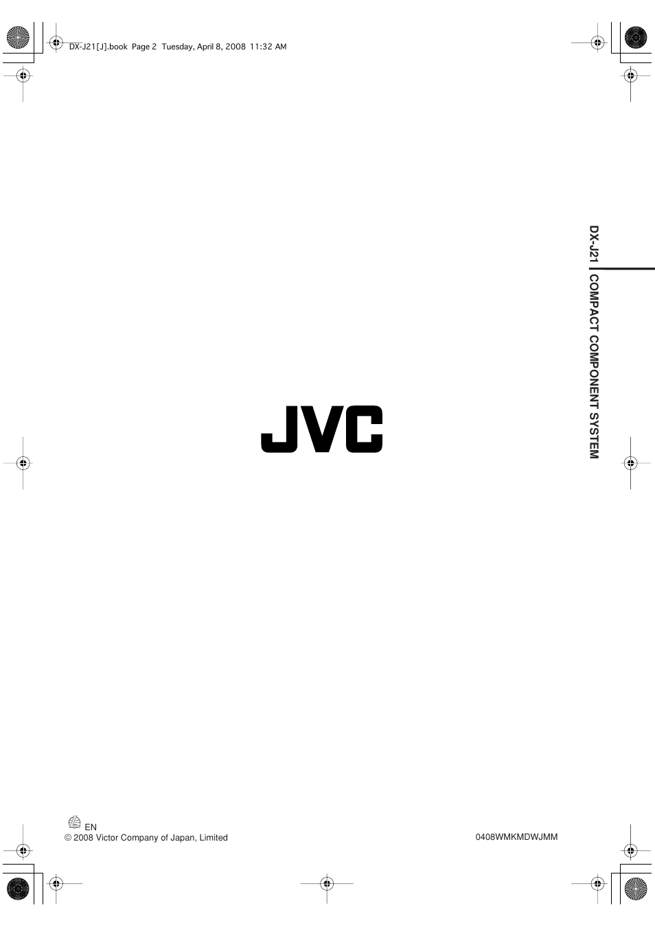 JVC CA-DXJ36 User Manual | Page 160 / 160