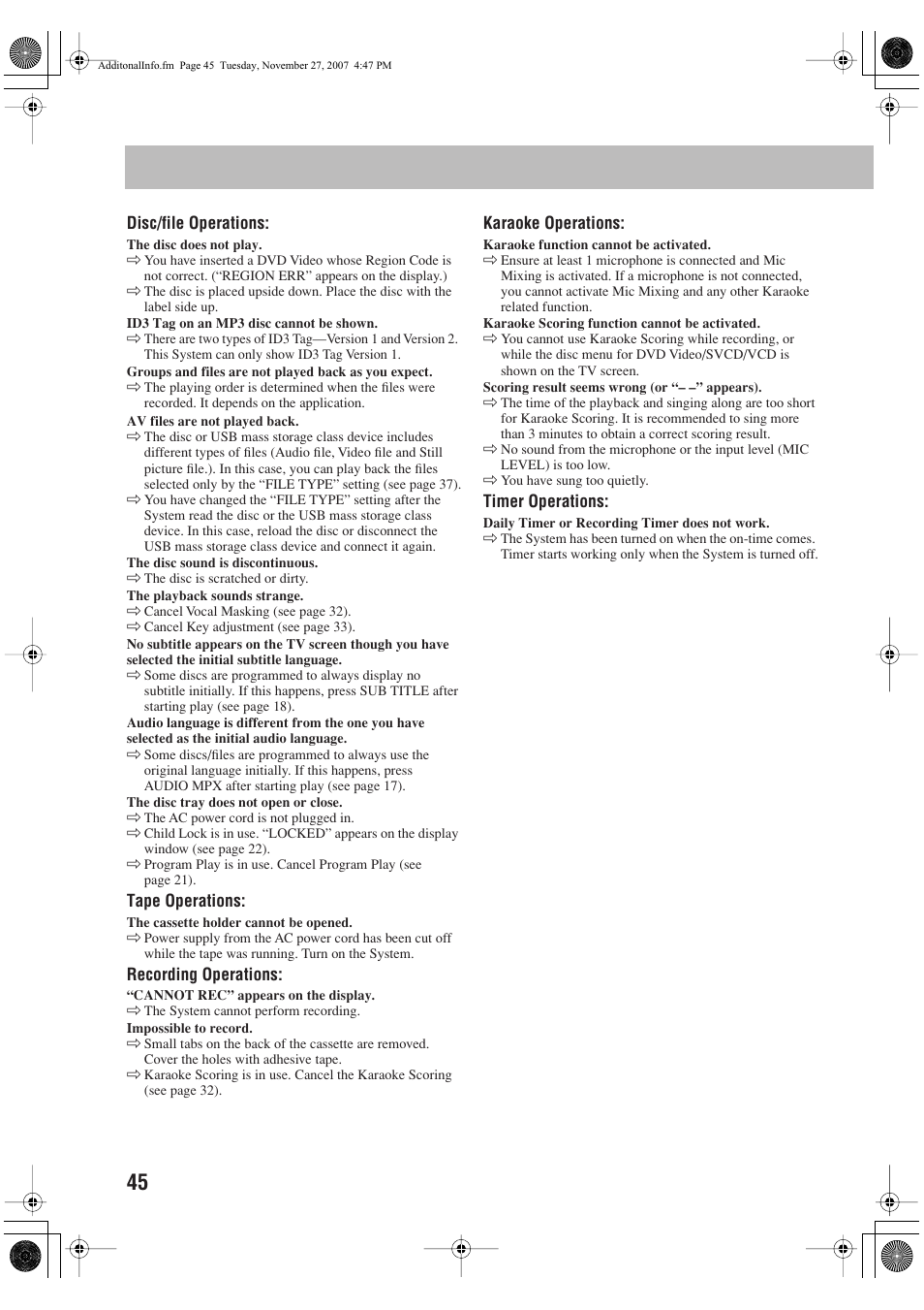 JVC CA-DXJ36 User Manual | Page 48 / 160