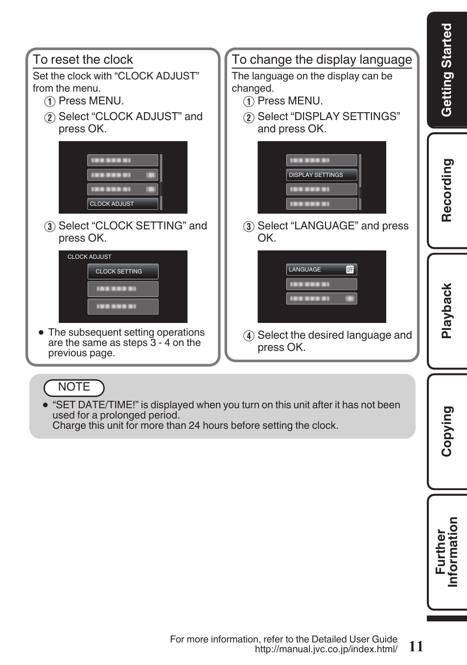 JVC Everio GZ-HM50U User Manual | Page 11 / 56